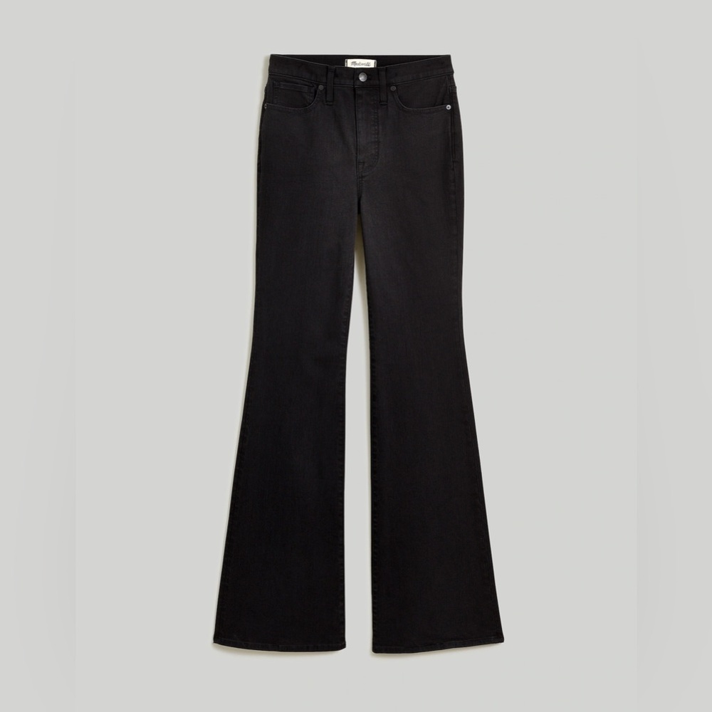 Madewell Black Skinny Flared Jeans